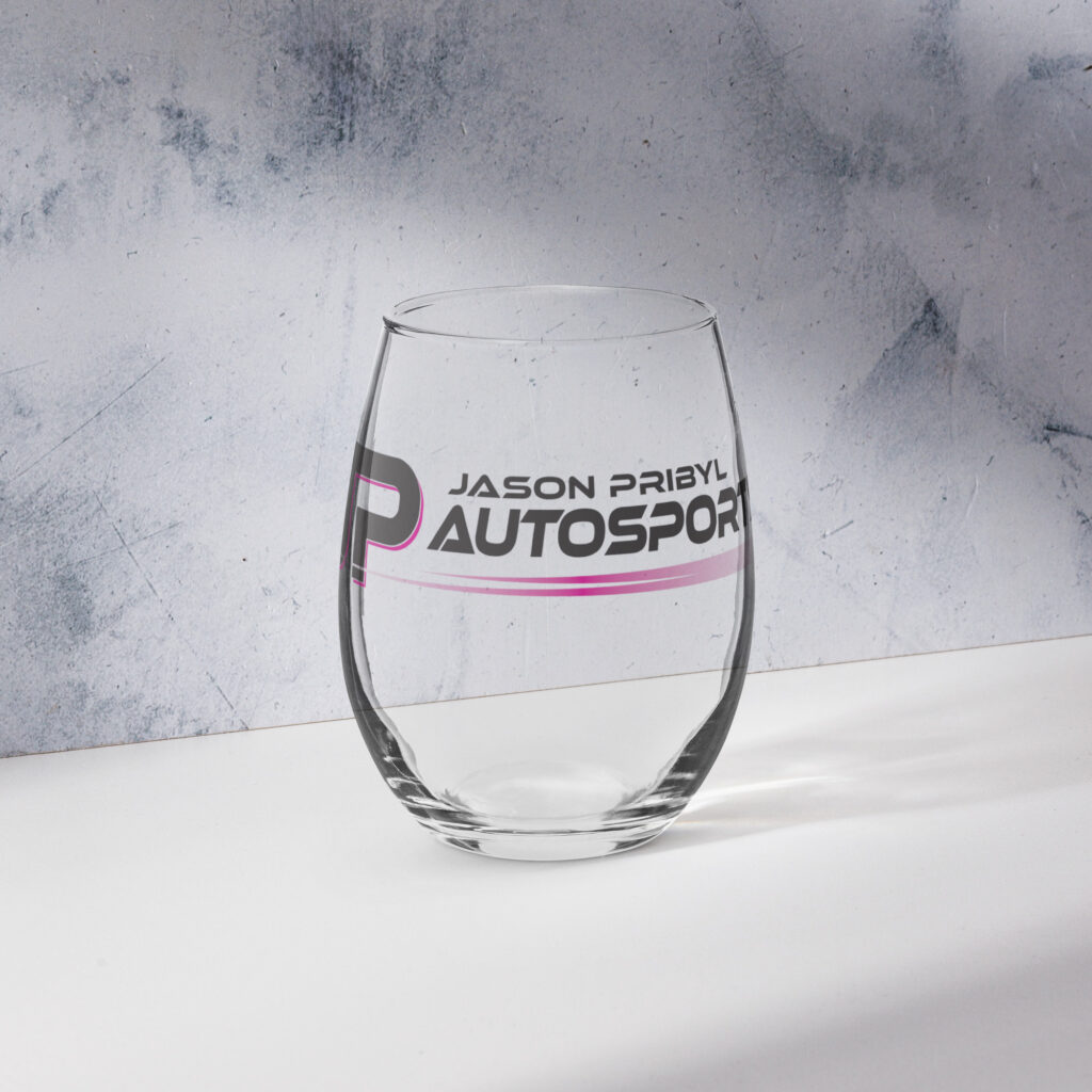 Stemless wine glass